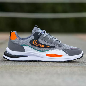 Yaz moda yeni tasarım erkek koşu erkekler için spor ayakkabı Pu Mesh nefes Sneakers - Product Image 6