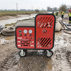 Pompe à eau mobile portable Timecore WBS-HJ-K26, pompe à eau à essence de 21 kW avec entrée de 80 mm pour le transfert d'eau en extérieur - Product Image 1