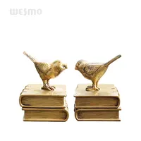 Decorazioni da tavolo in poliresina realistica per uccelli e sculture di animali