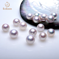 En gros Naturel Blanc D'eau Douce Rond Edison perles