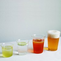 Tasse à poignée en verre de style japonais pour le thé, le café, la bière et le lait