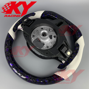 Accesorios Interiores Personalizados, Levas de Cambio Magnéticas con LED RPM, Volante de Fibra de Carbono Forjada y Cuero Genuino para BMW G - Product Image 6