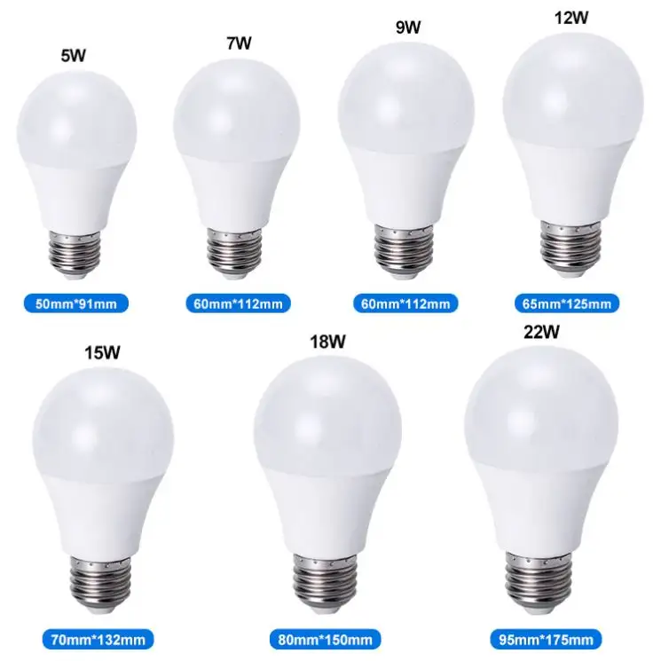 Energy Savings Replacement Parts Raw Material Skd Parts Raw Material E27 5W 7W 9W 12W 15W 18W 22W Led Bulb