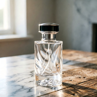 Botol Parfum Kaca Silinder Transparan Grosir 50ml dengan Tutup Semprot, Laris Manis Lintas Negara, Botol Parfum Kosong, Botol Bening