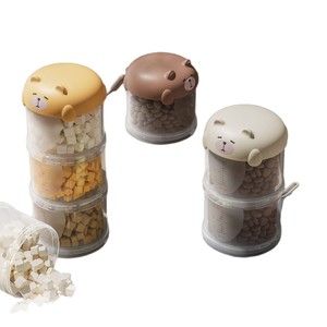 Bear Pet Supplies Sealed Snack Dispenser Cylinder Airtight Travel Dog Food <b>Storage</b> <b>Container</b> - Product Image 3
