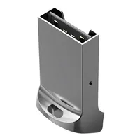 Adaptateur de lecteur de carte mémoire USB 2.0 mini en aluminium pour cartes TF/microSD, compatible PC/ordinateur portable, garantie 1 an, fabriqué en Chine continentale