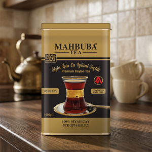 Té Negro Orgánico MAHBUBA Gold, Caja de 1 kg, Certificado ISO, Bebida Saludable de Primera Calidad con Aroma Fresco de Turquía - Product Image 4