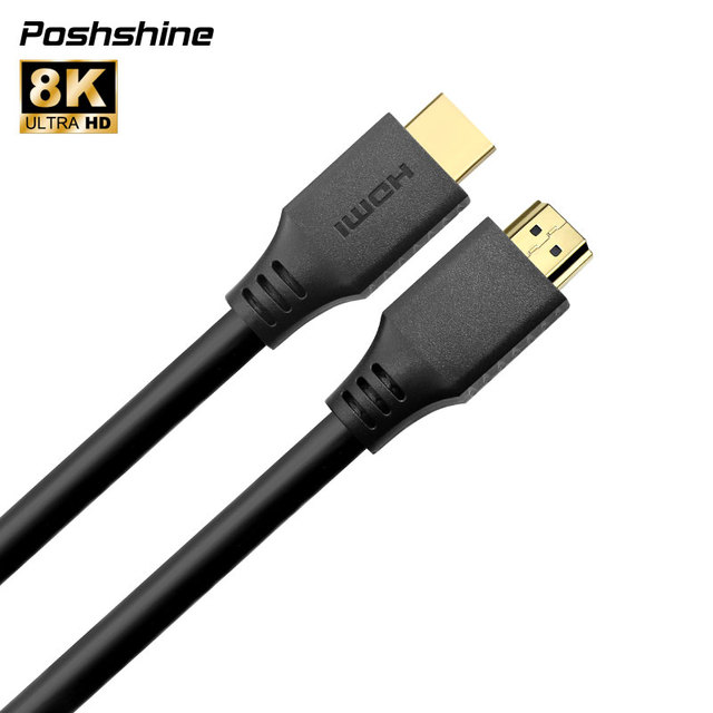 POSHSHINE Factory Wholesale HDMI Cable Male to Male 1m 15m 2m 3m 8K HDMI Cable