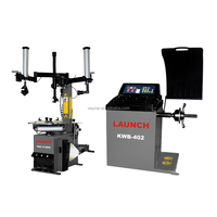 LAUNCH TWC-412NIC KWB-402 Combo Démonte-pneus et Équilibreuse de Roues Automatique pour Garage et Équipement de Service Automobile