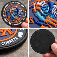 Badges en silicone de haute qualité, logo personnalisé en relief 3D 2D, patchs en PVC souple, étiquettes en caoutchouc pour vêtements