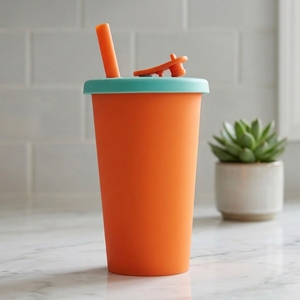 Vaso Personalizado a Prueba de Fugas, Reutilizable, Económico, Libre de BPA, Resistente al Calor, Cambia de Color con el Calor - Product Image 1