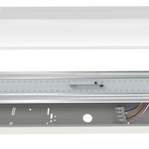 Luminaires linéaires LED d'urgence de 1500 mm pour atelier, avec capteurs, pour carport - Product Image 6