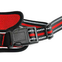 Ensemble collier et laisse pour chien en Oxford réfléchissant réglable et résistant, harnais anti-traction pour chiens de petite, moyenne et grande taille