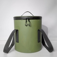 Sac isotherme cylindrique personnalisé grande capacité, sac à glace rond isolé, sac à dos isotherme étanche OEM ODM pour le camping