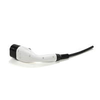 5 metros monofásico 3 PAHSE 16A 32A TIPO 2 AC EV Cable cargador 7kW 11kW 22KW 380V Cable de enchufe único personalizar la longitud