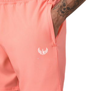 Mens <b>Peach</b> Performance Shorts Elastic Waist Athletic Running Fitness Training Sportswear Activewear Shorts - Product Image 4