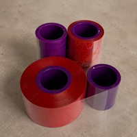 Ruban d'impression à haute vitesse en résine de qualité industrielle rouge 55mm*600m pour le codage Allen, performance durable, encre écologique