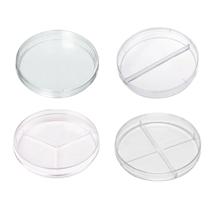 Placas de Petri Desechables y Estériles de Plástico de 90 mm, 4 Compartimentos, 90*15 mm - Product Image 2