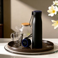 Bouteille d'eau intelligente avec contrôle par application, bouteille d'eau en acier inoxydable, bouteille isolée sous vide, affichage de la température, bouteille thermique