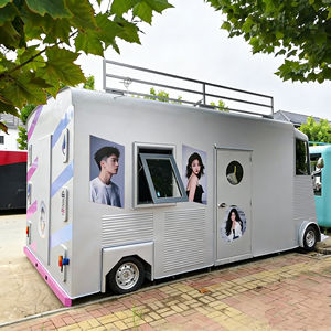 <b>Electric</b> Four Wheel Stainless Steel Mobile Food Cart with 5m Length Multifunctional BBQ & Skewer Setup for <b>Outdoor</b> Use - Product Image 4