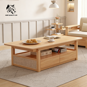 factory direct sale great price customized <b>large</b> stock ready to ship side table new design living room furniture wood tea table - Product Image 1