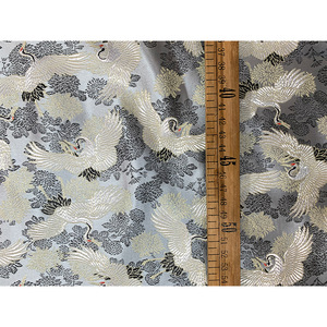 Tissu de brocart d'ameublement vente chaude prêt à expédier mode nouvelle soie noir <span class=keywords><strong>bleu</strong></span> rose 50 brocart Jacquard tissé 100% polyester - Product Image 6