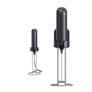 Food Grade Black Color <b>ABS</b> Plastic Electric Coffee Automatic Milk Frother with Novelty Design and Charging Base - Product Image 2