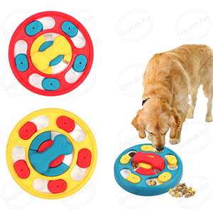Dönebilir köpek bulmaca besleme oyuncak entelektüel eğitim zihinsel uyarıcı evcil hayvan yemi dağıtıcı - Product Image 1