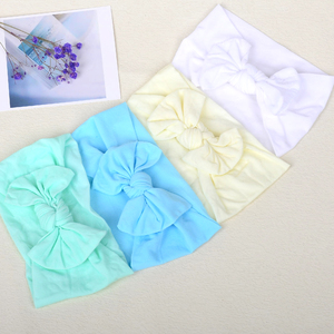 <span class=keywords><strong>Bandeau</strong></span> pour bébé de couleur unie printemps-été de <span class=keywords><strong>grande</strong></span> <span class=keywords><strong>taille</strong></span> <span class=keywords><strong>Bandeau</strong></span> pour bébé fille élastique doux et noué Accessoires pour cheveux - Product Image 1