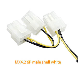 อะแดปเตอร์เชื่อมต่อไฟฟ้าแบบกำหนดเอง Molex 4.2 ขั้วต่อ 6P แบบตัวเมีย สายเคเบิลหุ้มฉนวน PVC สำหรับใช้งานทางอิเล็กทรอนิกส์ - Product Image 4