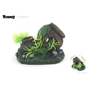 Baril à vin décoratif pour aquarium, décoration élégante pour aquarium - Product Image 2