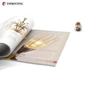 Free Samples Recyclable Paper Perfect Binding Brochure Printing For Catalogue Custom Softcover Booklets Magazine Printing