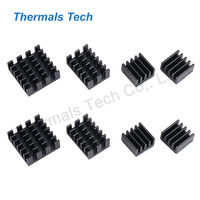 Disipador de Calor Estándar para Raspberry Pi con Dimensiones de 14(L)*14(W)*6(H) mm y 9(L)*9(W)*(H)5 mm