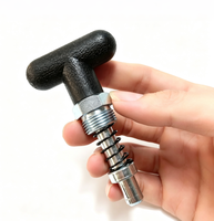 Quick Release Pin T Handle Ball Lock Pin Stainless Steel Pop Pull Pins with Pull Ring Knob Plunger Detent Pins for Fastening