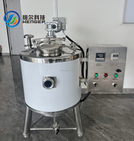 Mélangeur laitier grande capacité en acier inoxydable 304, cuve de pasteurisation 500L pour ligne de traitement du yaourt