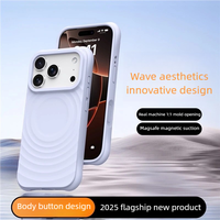 Coque de téléphone en silicone magnétique compatible avec la charge sans fil, revêtement ionique anti-traces de doigts, antichoc aux 4 coins pour iPhone
