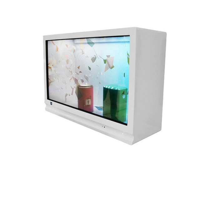 Transparent Screen showcase 32/42/65 Inch 3D Touch Transparent Screen LCD Display Interactive Holographic Display Cabinet