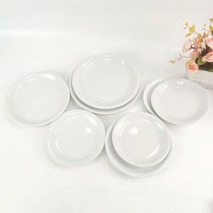 Usine <span class=keywords><strong>de</strong></span> vente en gros prix bon marché sans quantité minimale <span class=keywords><strong>de</strong></span> commande <span class=keywords><strong>vaisselle</strong></span> en grès chinois ensembles d'assiettes plates ensembles <span class=keywords><strong>de</strong></span> <span class=keywords><strong>vaisselle</strong></span> en céramique <span class=keywords><strong>de</strong></span> porcelaine - Product Image 1