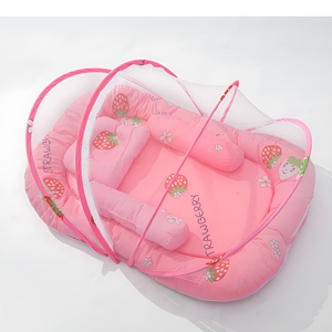 <span class=keywords><strong>Lit</strong></span> pliant pratique pour nouveau-nés avec isolation bionique et moustiquaire pour les voyages en extérieur et la literie pour enfants - Product Image 4