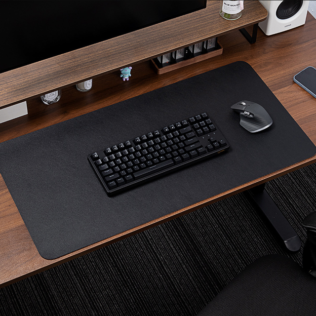 Natural Cork & PU Leather Desk Mat Waterproof PU Leather Table Mat Dual Sided Office Desk Mat Ultra Thin Large Mouse Pad Office