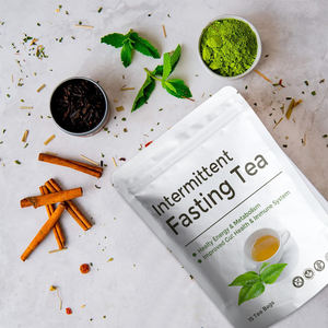 Thé aux herbes aromatisé en sachets de 15 g, marque privée, ingrédients caféine et Yerba Maté, thé pour <span class=keywords><strong>jeûne</strong></span> <span class=keywords><strong>intermittent</strong></span> - Product Image 3