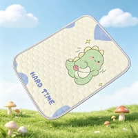 Tapis rafraîchissant pour animaux de compagnie, perles de gel effet glace pour l'été, coussin rafraîchissant pour chiens et chats, tissu respirant en soie glacée, tapis de voyage pliable et léger