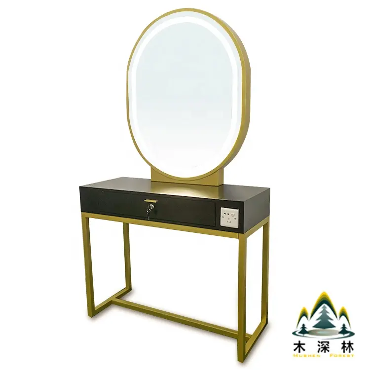 Стильная зеркальная стойка, шкаф для салона красоты, светодиодное освещение, зеркало, приспособление, счетчик для парикмахерской, дизайн, мебель для всего магазина