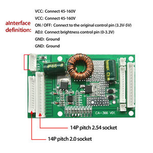 Creatall CA-366 universel LED LCD TV rétroéclairage carte pilote 26 à 55 pouces TV <span class=keywords><strong>Booster</strong></span> plaque modules de pilote d'alimentation - Product Image 2