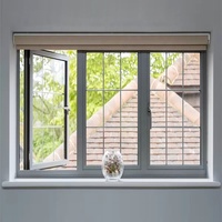 Fenêtre en aluminium à double vitrage insonorisée, fenêtres en aluminium sur mesure, fenêtres en baie, fenêtres à battants et portes, fenêtre à battants