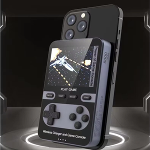 Không Dây Sạc 5000MAh 15W Nhanh Chóng Sạc Di Động Retro Chơi Game Ngân Hàng Điện Cầm Tay Trò Chơi Giao Diện Điều Khiển Cho On-The-Go Giải Trí - Product Image 1