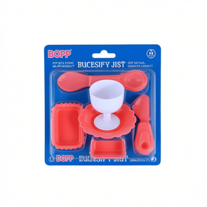 Kids <b>Kitchen</b> Tableware <b>Play</b> Set Mini Dish and Dessert Role <b>Play</b> Toy BOPP Packed - Product Image 2