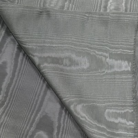 Nouveau design Tissu polyester moiré en stock Tissu fini effet moiré Tissu gaufré à effet visuel 3D pour robes et sacs
