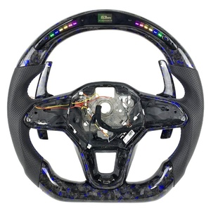 Volante de Fibra de Carbono Forjado LED a <span class=keywords><strong>Precio</strong></span> de Fábrica para Volkswagen MK8 Golf <span class=keywords><strong>Gti</strong></span> CC Passat Teramont <span class=keywords><strong>2020</strong></span>-2024 - Product Image 4