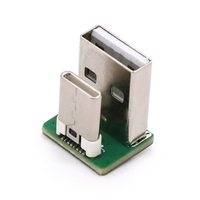 Placa adaptadora USB2.0 tipo C a USB-A macho, repuesto para cable de datos, fuente de alimentación, comunicación, componentes electrónicos